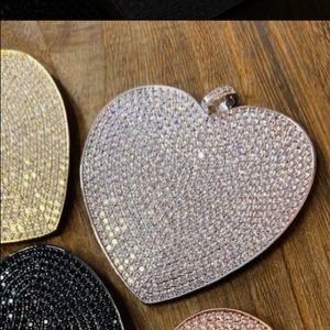 2.75 inch pave heart!